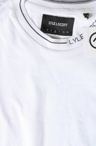 Мъжка тениска Lyle & Scott, Размер M, Цвят Бял, Цена 52,00 лв.