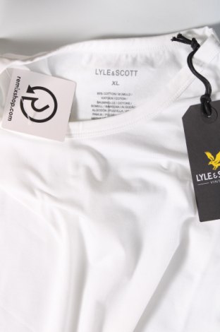 Męski T-shirt Lyle & Scott, Rozmiar XL, Kolor Biały, Cena 126,13 zł