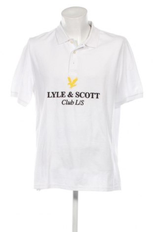 Мъжка тениска Lyle & Scott, Размер XL, Цвят Бял, Цена 52,00 лв.