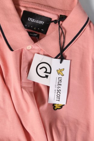 Ανδρικό t-shirt Lyle & Scott, Μέγεθος L, Χρώμα Ρόζ , Τιμή 21,98 €