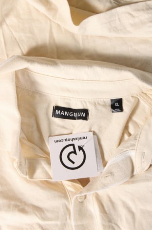 Ανδρικό t-shirt Manguun, Μέγεθος XL, Χρώμα Κίτρινο, Τιμή 8,04 €