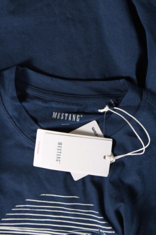 Ανδρικό t-shirt Mustang, Μέγεθος S, Χρώμα Μπλέ, Τιμή 14,95 €