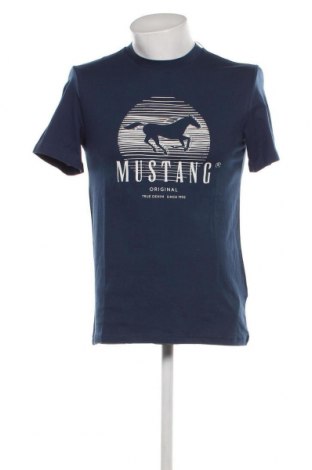 Tricou de bărbați Mustang, Mărime S, Culoare Albastru, Preț 57,23 Lei