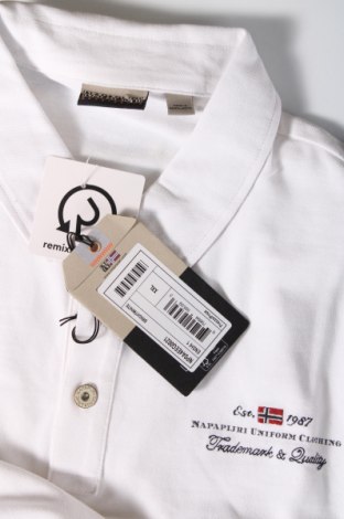 Herren T-Shirt Napapijri, Größe XXL, Farbe Weiß, Preis € 35,05