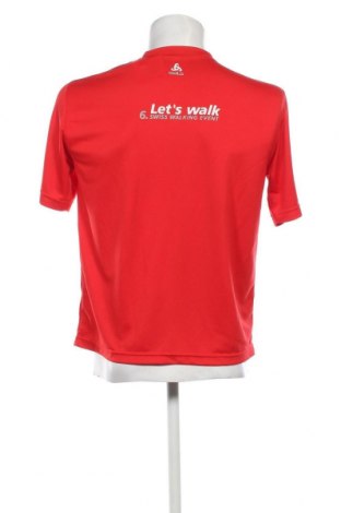 Ανδρικό t-shirt Odlo, Μέγεθος M, Χρώμα Κόκκινο, Τιμή 4,16 €