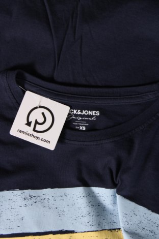 Pánské tričko  Originals By Jack & Jones, Velikost XS, Barva Modrá, Cena  148,00 Kč