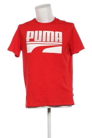 Мъжка тениска PUMA, Размер L, Цвят Червен, Цена 52,00 лв.