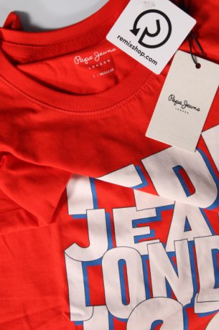 Мъжка тениска Pepe Jeans, Размер S, Цвят Червен, Цена 32,24 лв.