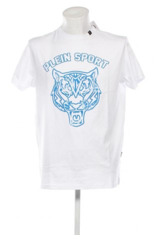 Мъжка тениска Plein Sport, Размер XXL, Цвят Бял, Цена 91,29 лв.