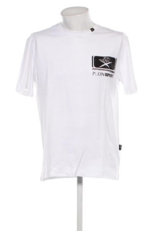 Herren T-Shirt Plein Sport, Größe XXL, Farbe Weiß, Preis € 55,36