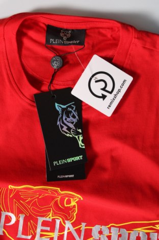Herren T-Shirt Plein Sport, Größe M, Farbe Rot, Preis € 70,13