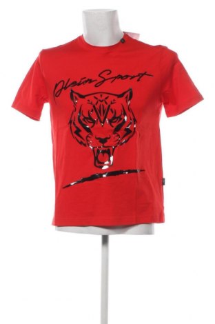 Мъжка тениска Plein Sport, Размер M, Цвят Червен, Цена 168,26 лв.