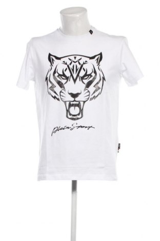 Ανδρικό t-shirt Plein Sport, Μέγεθος L, Χρώμα Λευκό, Τιμή 83,97 €
