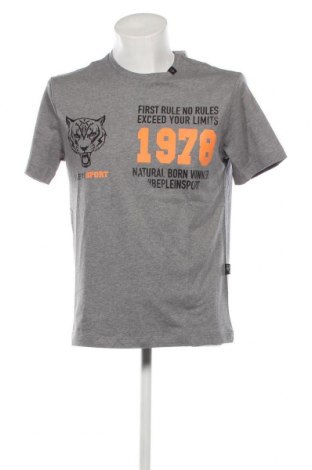 Herren T-Shirt Plein Sport, Größe M, Farbe Grau, Preis 65,51 €