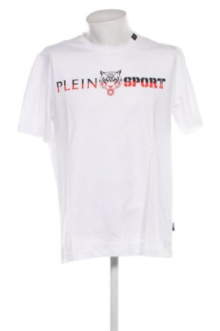 Tricou de bărbați Plein Sport, Mărime XXL, Culoare Alb, Preț 456,92 Lei