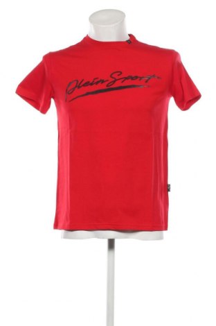 Tricou de bărbați Plein Sport, Mărime M, Culoare Roșu, Preț 409,81 Lei