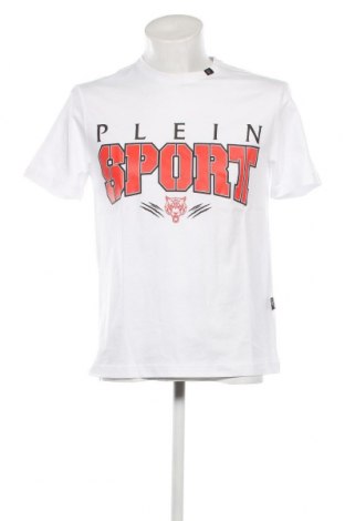 Męski T-shirt Plein Sport, Rozmiar M, Kolor Biały, Cena 195,62 zł