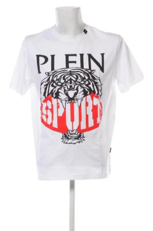 Мъжка тениска Plein Sport, Размер XL, Цвят Бял, Цена 157,52 лв.