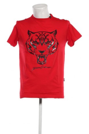 Tricou de bărbați Plein Sport, Mărime M, Culoare Roșu, Preț 456,92 Lei