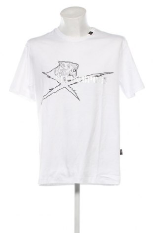 Herren T-Shirt Plein Sport, Größe XXL, Farbe Weiß, Preis 83,97 €