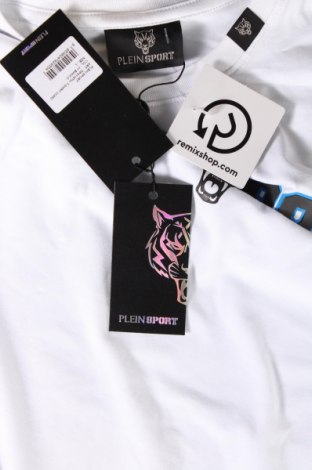 Мъжка тениска Plein Sport, Размер L, Цвят Бял, Цена 153,94 лв.