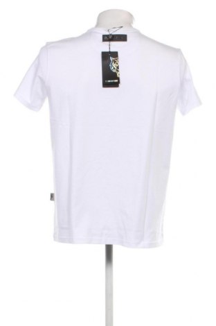 Herren T-Shirt Plein Sport, Größe L, Farbe Weiß, Preis 92,27 €