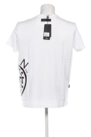 Męski T-shirt Plein Sport, Rozmiar XL, Kolor Biały, Cena 477,12 zł