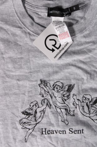 Ανδρικό t-shirt Pretty Little Thing, Μέγεθος S, Χρώμα Γκρί, Τιμή 5,30 €
