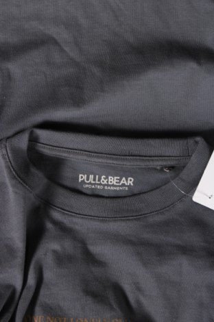Tricou de bărbați Pull&Bear, Mărime M, Culoare Gri, Preț 69,08 Lei