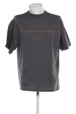 Ανδρικό t-shirt Pull&Bear, Μέγεθος M, Χρώμα Γκρί, Τιμή 10,82 €