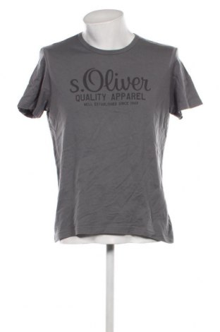 Ανδρικό t-shirt S.Oliver, Μέγεθος L, Χρώμα Γκρί, Τιμή 6,19 €