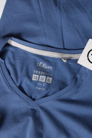 Tricou de bărbați S.Oliver, Mărime S, Culoare Albastru, Preț 29,92 Lei