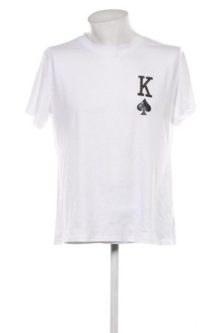Ανδρικό t-shirt SHEIN, Μέγεθος L, Χρώμα Λευκό, Τιμή 4,82 €