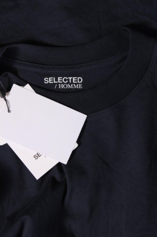 Herren T-Shirt Selected Homme, Größe L, Farbe Blau, Preis 13,92 €