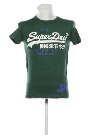 Herren T-Shirt Superdry, Größe XS, Farbe Grün, Preis 16,96 €