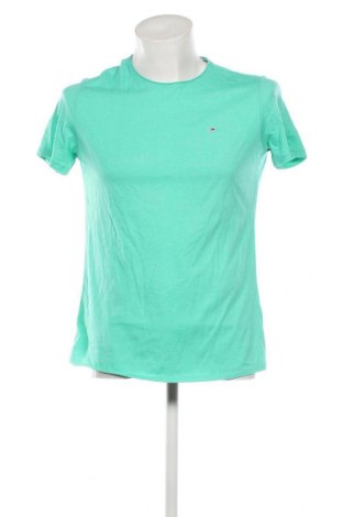 Мъжка тениска Tommy Jeans, Размер M, Цвят Зелен, Цена 24,00 лв.