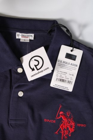 Ανδρικό t-shirt U.S. Polo Assn., Μέγεθος L, Χρώμα Μπλέ, Τιμή 26,80 €