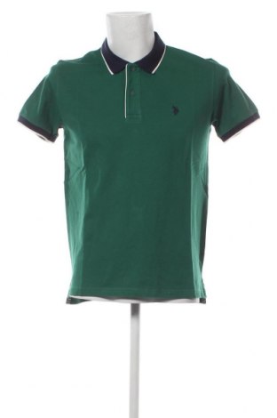 Ανδρικό t-shirt U.S. Polo Assn., Μέγεθος L, Χρώμα Πράσινο, Τιμή 22,78 €