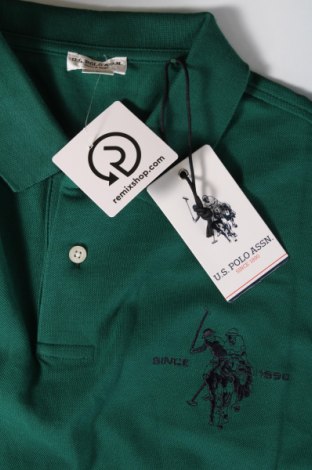 Мъжка тениска U.S. Polo Assn., Размер L, Цвят Зелен, Цена 52,00 лв.