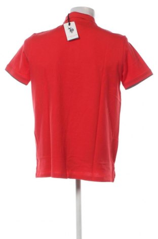 Мъжка тениска U.S. Polo Assn., Размер XL, Цвят Червен, Цена 52,00 лв.