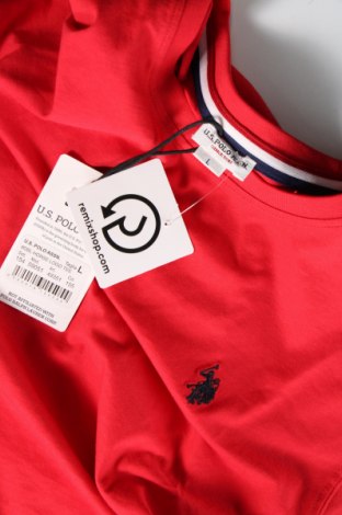 Pánske tričko  U.S. Polo Assn., Veľkosť L, Farba Červená, Cena  26,80 €