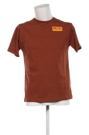 Мъжка тениска Viral Vibes, Размер S, Цвят Кафяв, Цена 8,41 лв.
