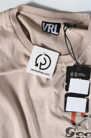 Мъжка тениска Viral Vibes, Размер S, Цвят Бежов, Цена 29,00 лв.