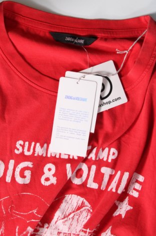 Pánske tričko  Zadig & Voltaire, Veľkosť L, Farba Červená, Cena  51,41 €