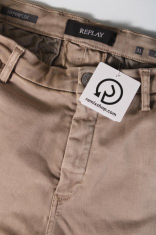 Pánske džínsy  Replay, Veľkosť L, Farba Béžová, Cena  35,00 €