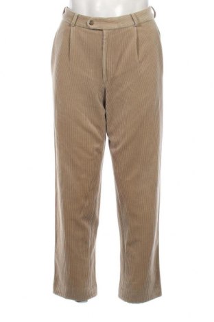 Pantaloni raiați de bărbați, Mărime L, Culoare Bej, Preț 13,47 Lei