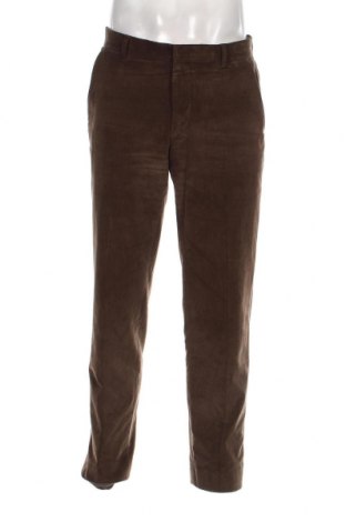 Pantaloni raiați de bărbați Rene Lezard, Mărime L, Culoare Maro, Preț 63,89 Lei