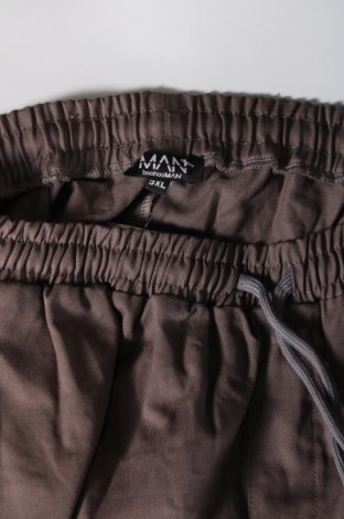 Ανδρικό κοντό παντελόνι Boohoo, Μέγεθος XL, Χρώμα Γκρί, Τιμή 12,83 €