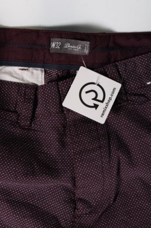 Мъжки къс панталон Denim&Co., Размер M, Цвят Червен, Цена 14,00 лв.
