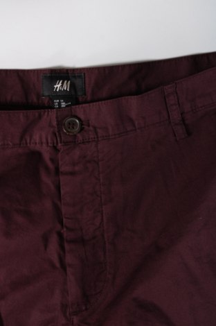 Ανδρικό κοντό παντελόνι H&M, Μέγεθος XL, Χρώμα Κόκκινο, Τιμή 15,46 €